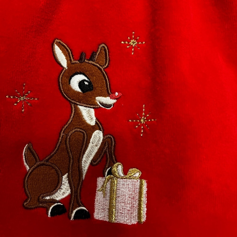 NWT Rudolf the Red Nose Reindeer Christmas Dress- Size 18mts - Picture 6 of 8